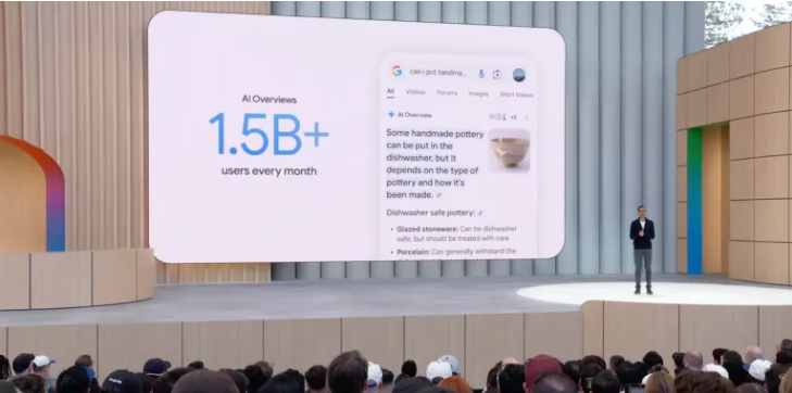 谷歌反驳AI搜索冲击流量指控 称点击质量提升且流量早有衰落