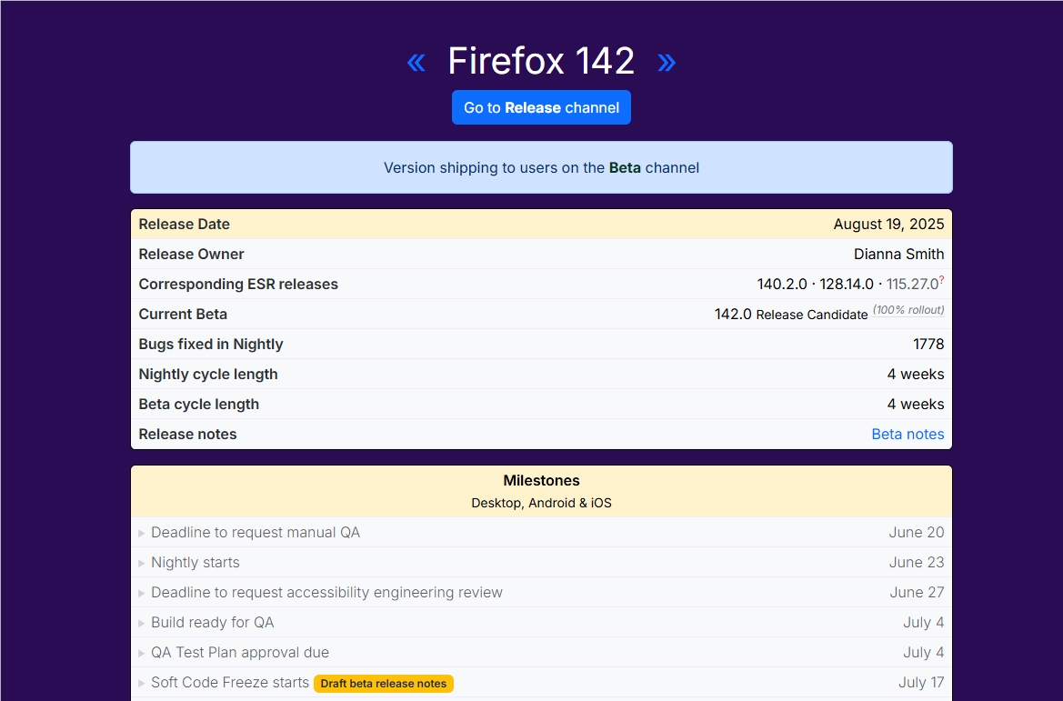Firefox142正式发布 首次支持扩展用本地LLM及开发者API