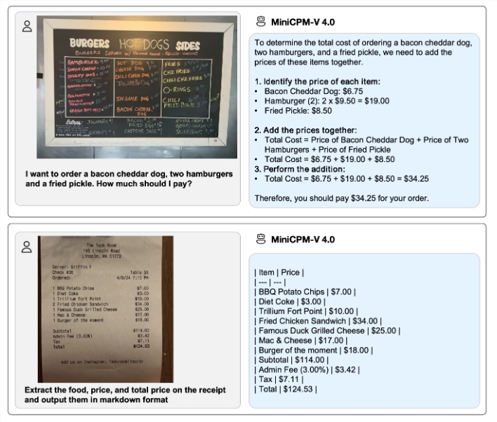 MiniCPM-V4.0视觉模型：OpenCompass高分 移动流畅 开源iOS应用易上手