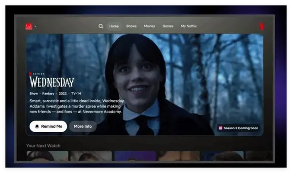 Netflix全新电视应用将上线 新增AI搜索及垂直视频流功能