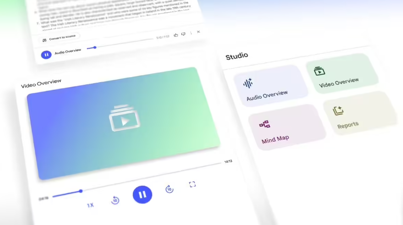 谷歌NotebookLM推出视频概览功能 可自动生成幻灯片并将支持多语言