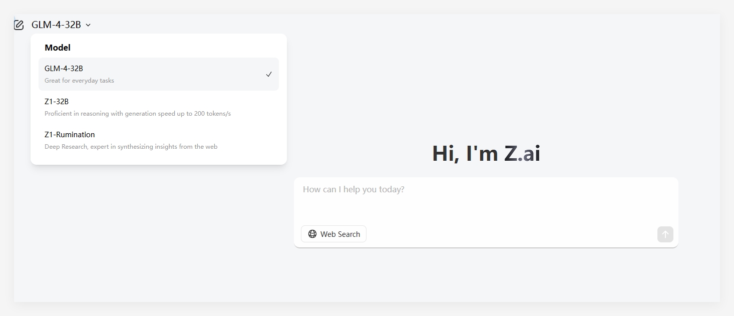知乎推出新网站z.ai 集成GLM模型向全球用户免费开放使用