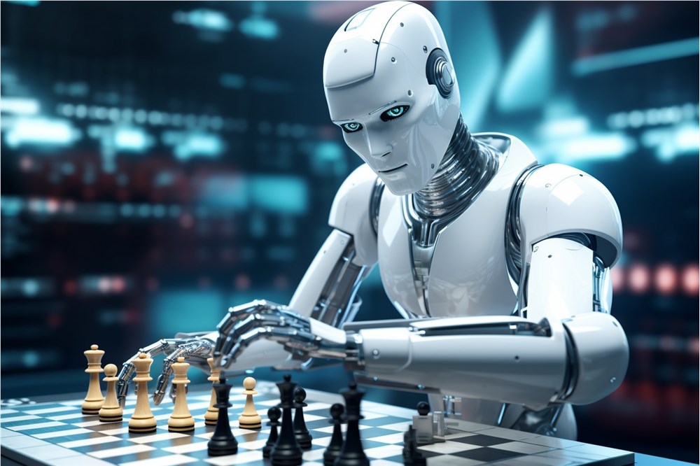 ロボットが将棋をする