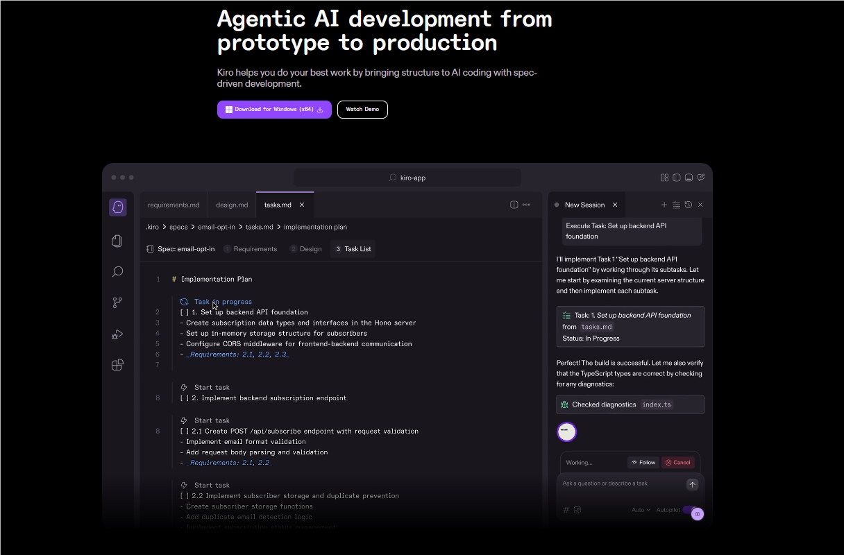 Amazon建议工程师优先使用自研AI编程工具Kiro，限制第三方AI开发服务并鼓励反馈优化
