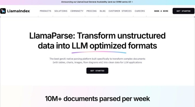 LlamaParse：AI驱动PDF复杂表格解析与多场景文档自动化处理高效工具