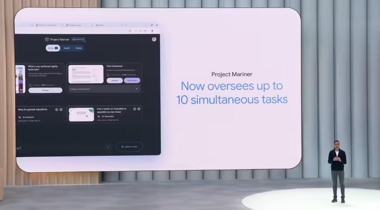 Google I/O 2025发布Project Mariner AI代理 打造高效智能浏览新体验