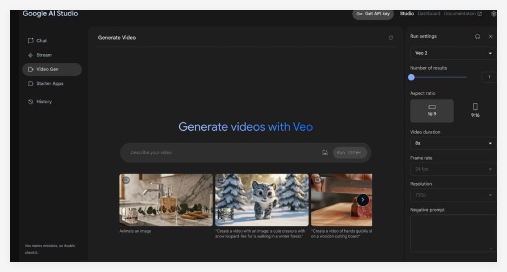 Google DeepMind Veo2登陆AI Studio与Gemini API，开启高保真视频创作新篇