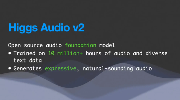 李沐团队Boson.ai发布开源TTS模型Higgs Audio v2 功能全性能优越

（注：标题含关键主体、事件、模型名及核心优势，符合30字左右要求）
