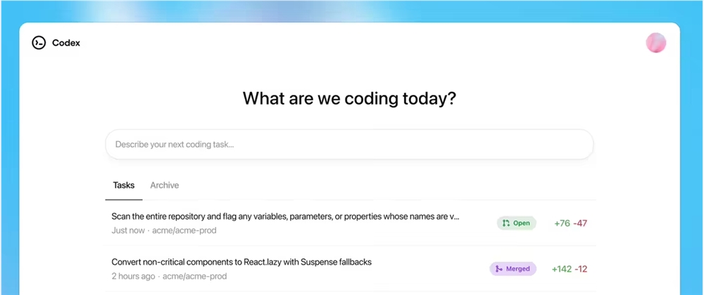OpenAI发布Codex云基AI编程代理 开启AI辅助编程新时代