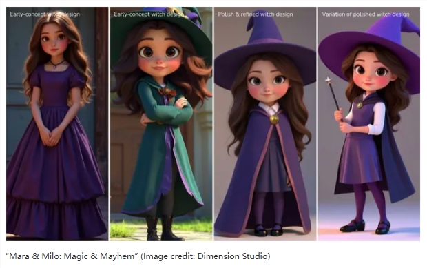 Dimension Studio推出端到端AI内容制作管道，动画短片展示其高效能与省时优势