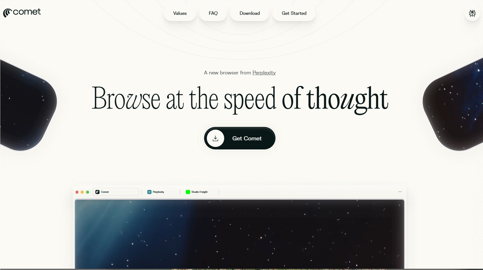 Perplexity AI推出Comet AI浏览器 挑战谷歌Chrome 主打智能助手功能