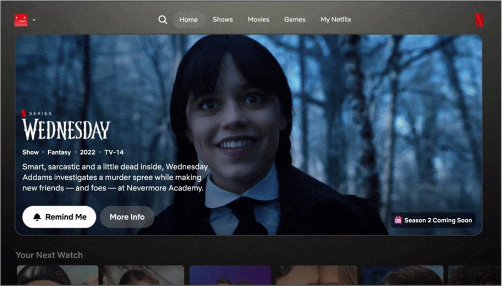 奈飞推新主页含竖版视频流与AI功能 应对竞争提升用户体验