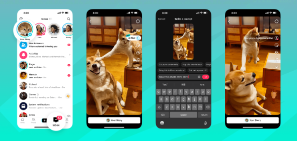 TikTok推出AI Alive工具 可将静态照片转为短视频并加强安全审核机制