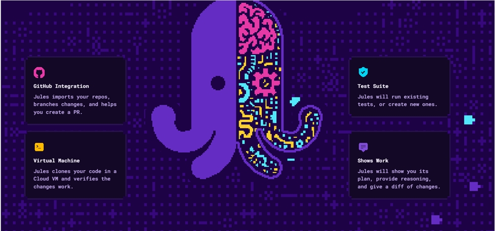 谷歌8月7日正式推出Jules编程工具 支持GitHub集成助力开发效率