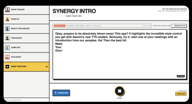 Google发布Gemini2.5 TTS预览模型 全面替代旧版含情绪节奏多角色24语种