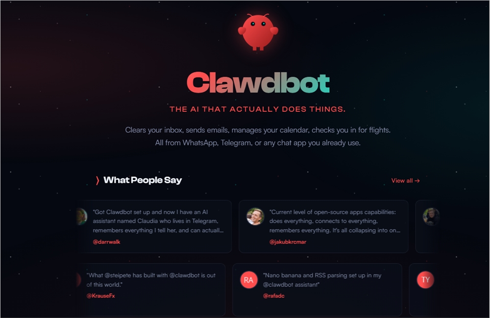 Clawdbot开源AI助手爆火：去中心化反向控制，具身智能落地新标杆