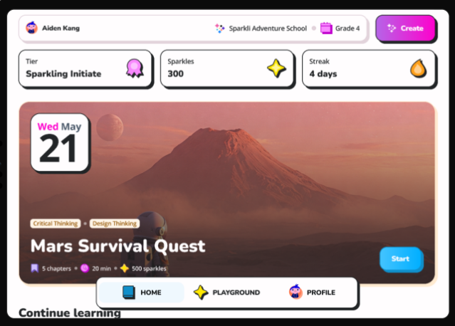 前谷歌员工创立Sparkli获500万美元融资 打造AI儿童学习探险