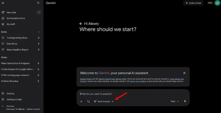 Chrome引入Gemini自动浏览 能代办任务、购物比价并整合谷歌生态