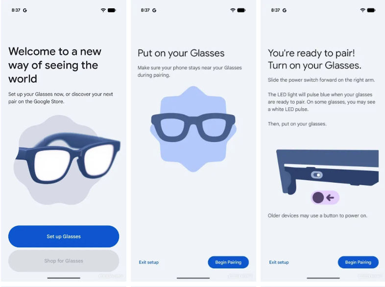 谷歌Android XR眼镜配套应用曝光 支持3K影像隐私功能强依托Gemini直指Meta竞品