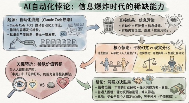 Claude Code崛起引发自动化革命 信息质量平衡成AI生态关键挑战