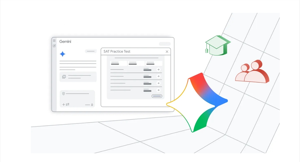 谷歌Gemini与普林斯顿评论合作推出免费SAT模拟考试及即时反馈