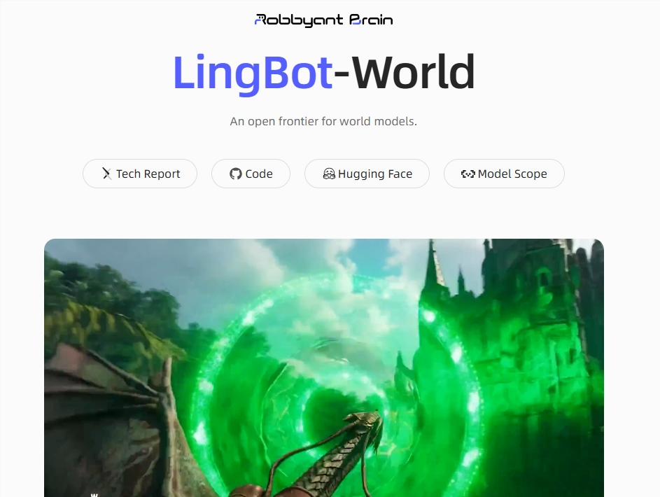 蚂蚁灵波开源LingBot-World交互式世界模型 具实时交互等突破性技术特性

（注：标题共26字，涵盖主体、事件、产品及核心价值，符合要求）