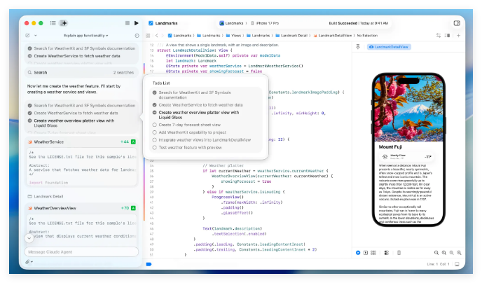 苹果Xcode26.3发布：原生智能体赋能自主编程与全流程自动化