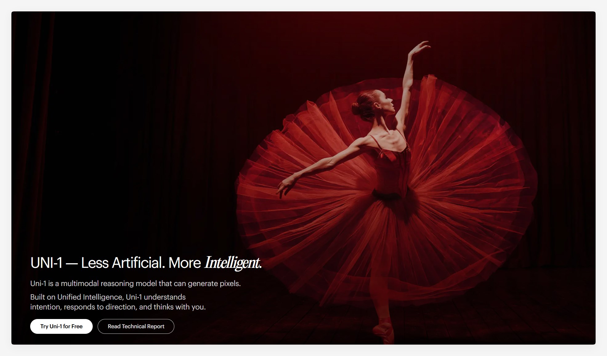 Luma Labs发布Uni-1图像生成模型：自回归架构，支持多风格，开放试用及API定价公布