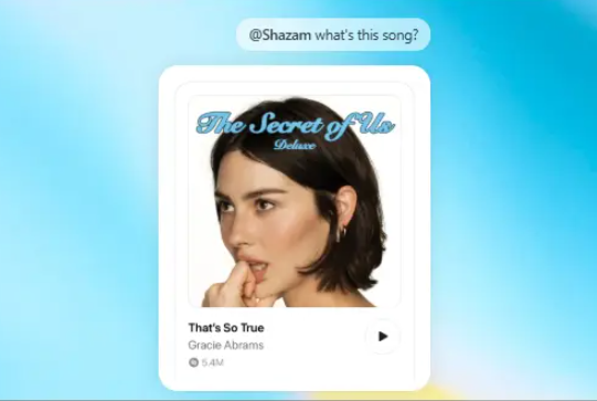 苹果OpenAI联手将Shazam整合进ChatGPT 跨平台听歌识曲更轻松