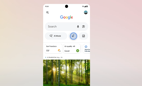 谷歌Search Live全球正式推出 基于Gemini3.1Flash Live实现实时多模态交互