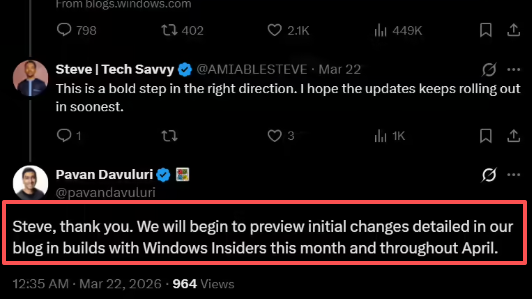 Windows11核心更新：削减AI干预、恢复可移动任务栏及提升系统性能