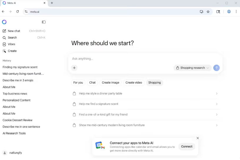 Meta AI测试购物功能 对标ChatGPT与Gemini争夺AI时代消费入口