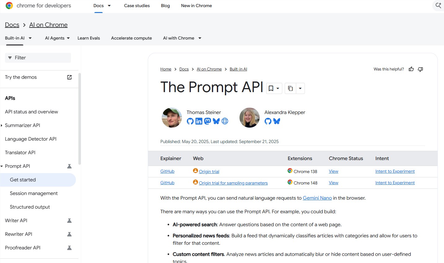 Chrome推出Prompt API 可调用本地Gemini Nano 推动浏览器AI民主化