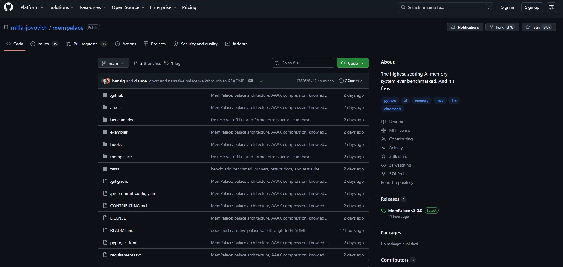 好莱坞女星米拉·乔沃维奇开源纯本地MemPalace AI记忆系统获行业基准满分