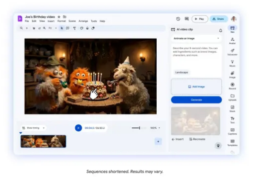 谷歌Vids重大升级集成Veo3.1 实现动态交互与全链路内容生产闭环