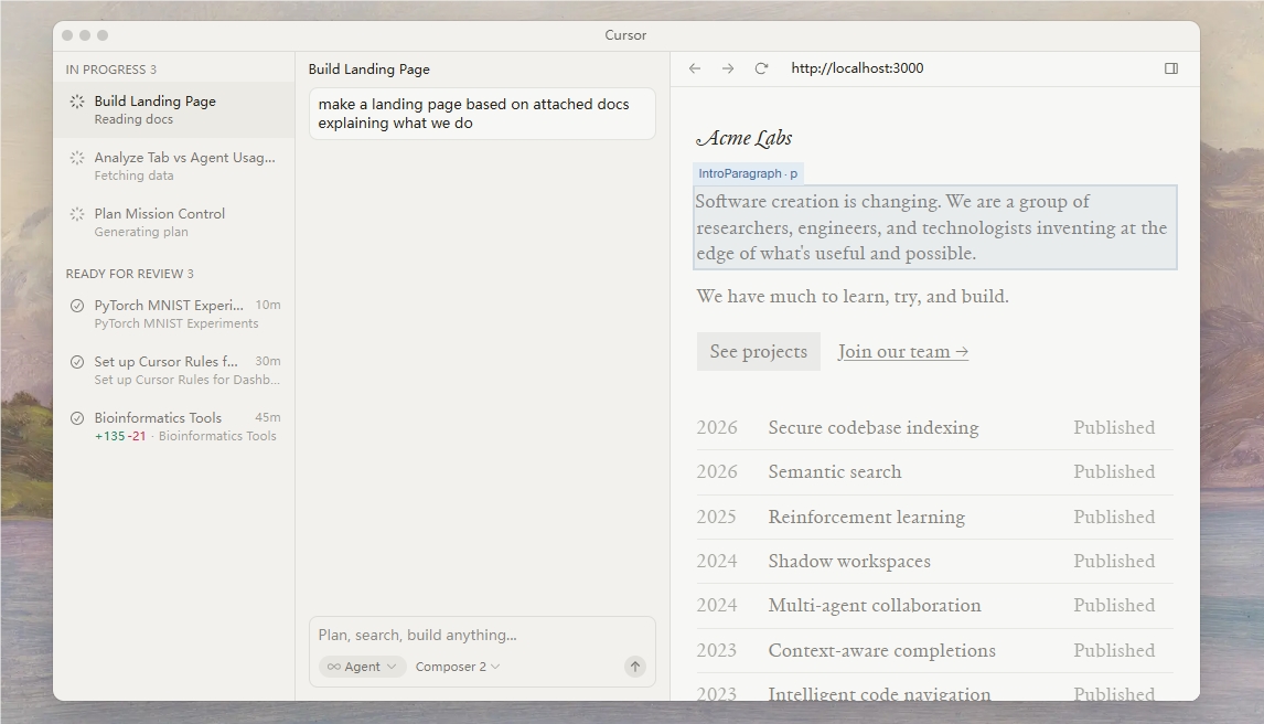 Cursor3发布 开启智能体自主工作新阶段 支持多仓库协同与无缝切换