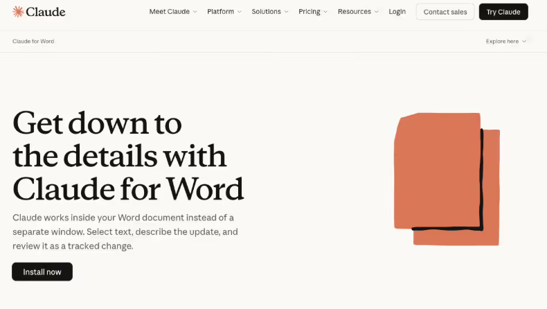 Anthropic正式推出Claude for Word测试版 深度服务法律金融专业人士
