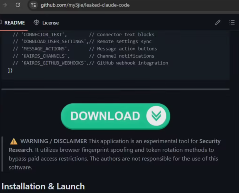Claude Code源码泄露后黑客利用Vidar恶意软件钓鱼攻击开发者