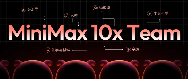 MiniMax启动“10x Team”计划 推动各行业效率实现十倍增长