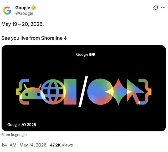 Google I/O大会即将发布Gemini4.0、Aluminium OS并量产AR眼镜重塑未来数字生态