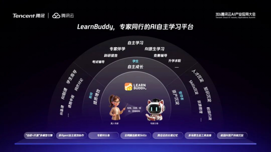 腾讯发布Buddy家族首个行业应用LearnBuddy 加速助力教育智能体产业化落地新进程