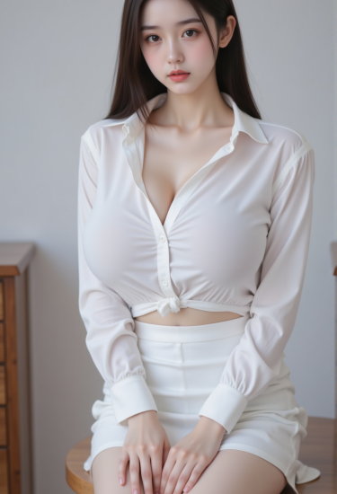 白裙轻语，时光静好