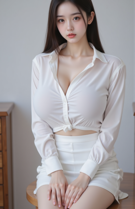 白裙轻语，时光静好