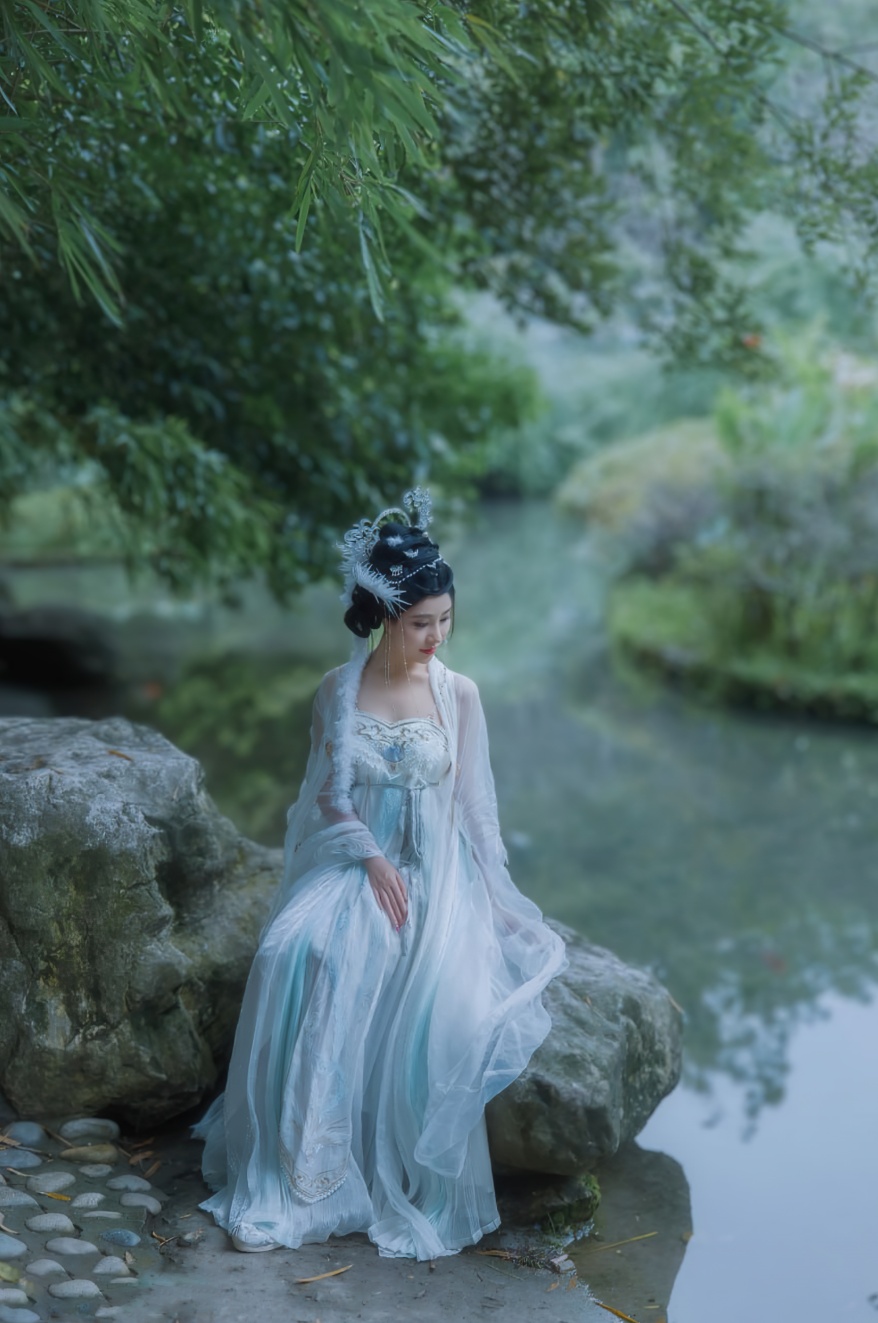 月华凝雪,玉兔伴影,仙姿入梦来 月华凝雪,玉兔伴影,仙姿入梦来