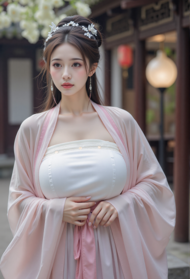春风拂袖，花影入梦，美人如画，心归故里