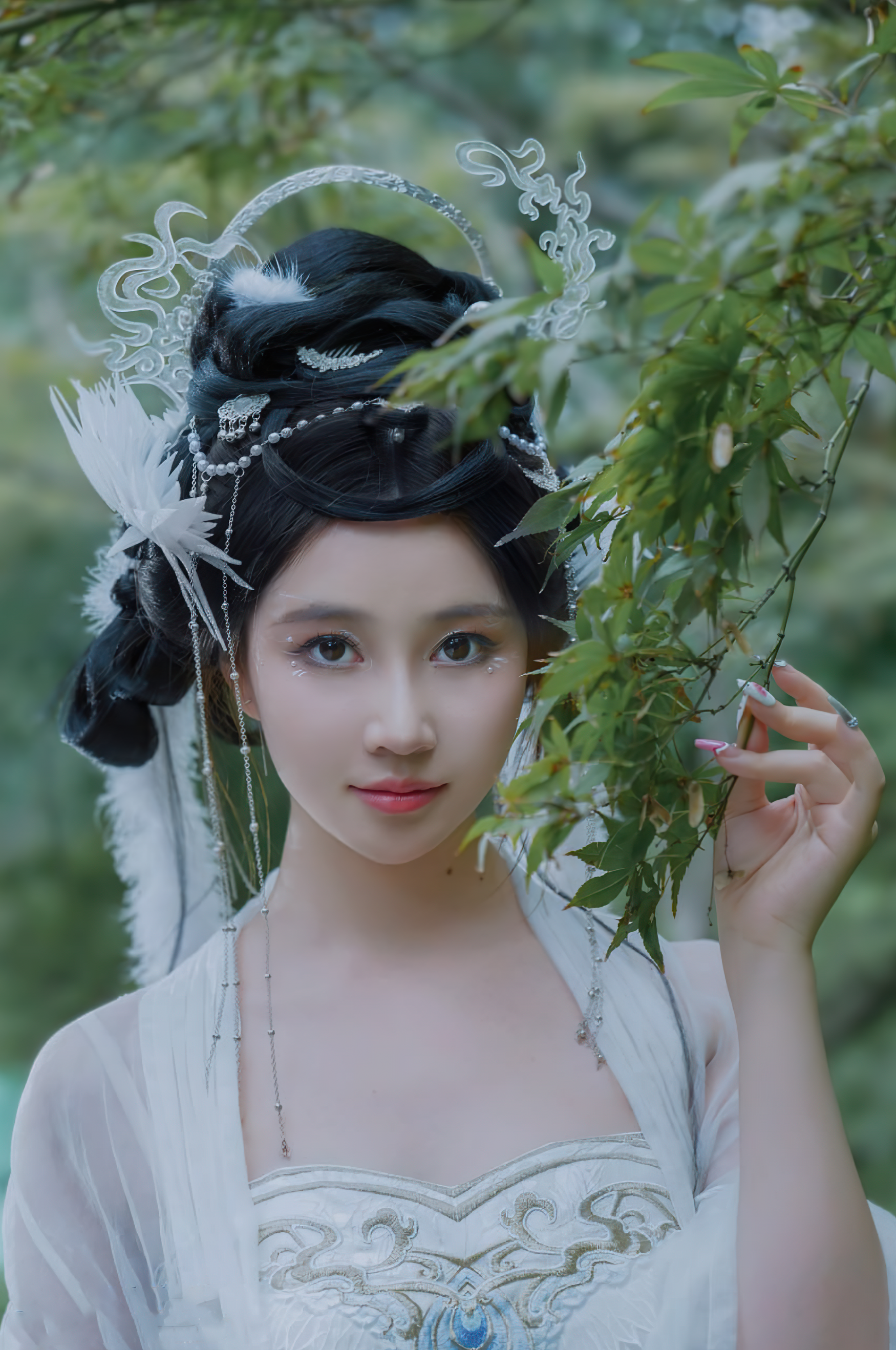 月华凝雪,玉兔伴影,仙姿入梦来 月华凝雪,玉兔伴影,仙姿入梦来