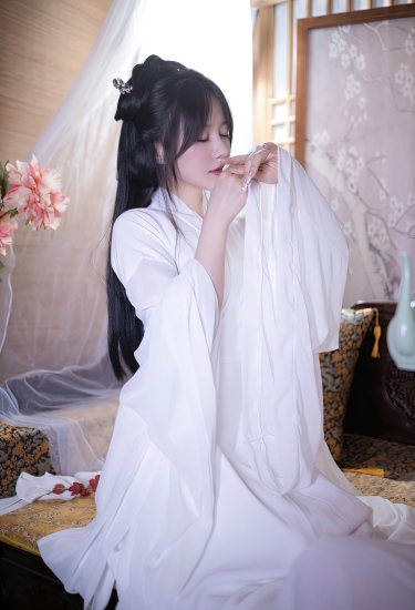 素衣映月光，墨卷藏心事，一念千年梦未央