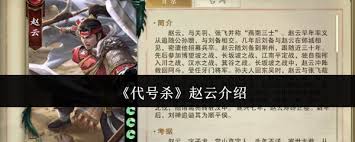 代号出击能否成功？目标锁定：勇将赵云